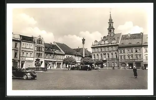 AK Leipa / Ceska Lipa, Namesti Dr. E. Benese, Radnice