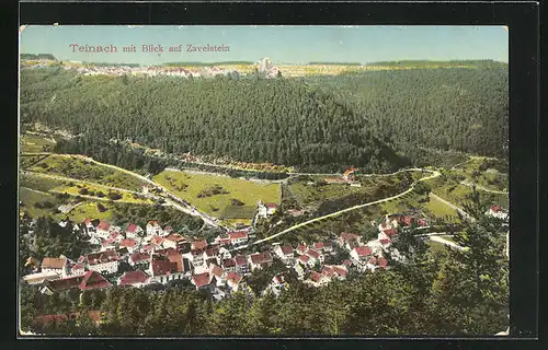 AK Teinach, Panorama mit Blick auf Zavelstein