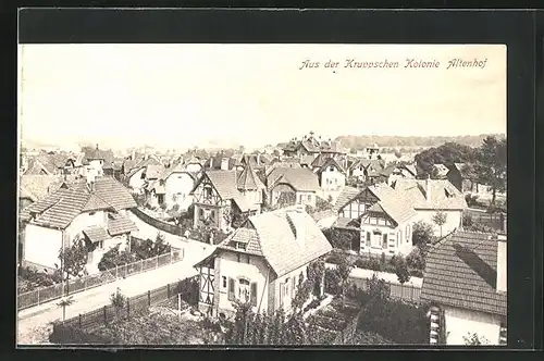 AK Altenhof, aus der Kruppschen Kolonie, Panorama