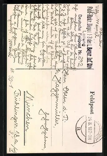 Künstler-AK Sportfest u. Volksbelustigung d. Feld-Rekr.-Depot 1. bayer. I. Div. 1918