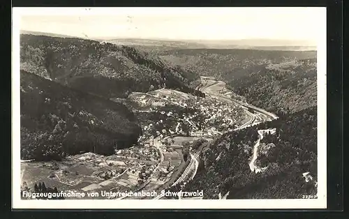 AK Unterreichenbach / Schwarzwald, Fliegeraufnahme