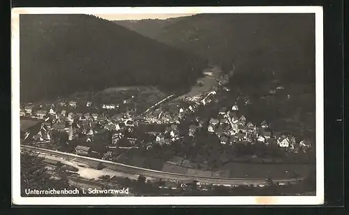 AK Unterreichenbach / Schwarzwald, Totalansicht