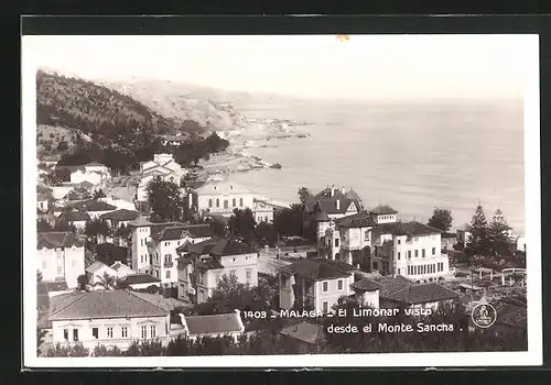AK Malaga, El Limonar visto desde el Monte Sancha