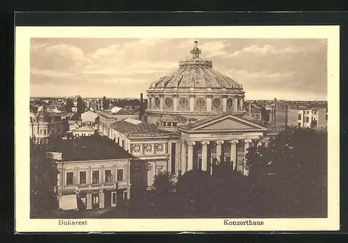 AK Bukarest, Das Konzerthaus