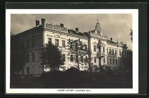 AK Lázne Letiny, Lázensky dum