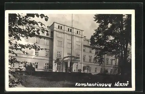 AK Konstantinovy Lazne, Blick auf Kurhotel