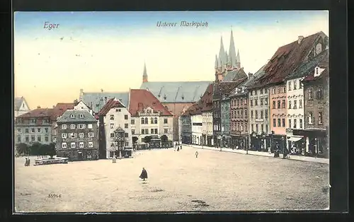 AK Eger, Unterer Marktplatz