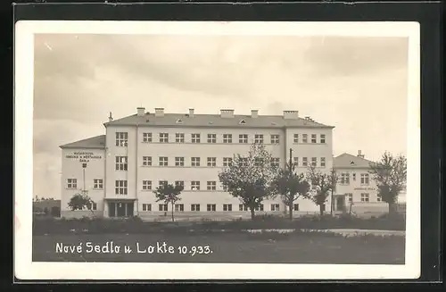 AK Nove Sedlo /Lokte, Masarykova Obecna a Mestanska Skola