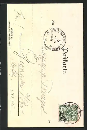 AK Schiltach, Landes-Kirchengesang-Fest 4. Juni 1899