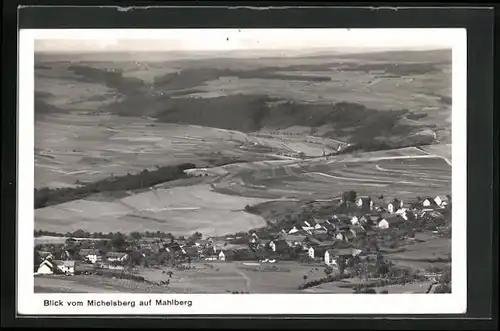 AK Mahlberg, Ortsansicht vom Michelsberg aus