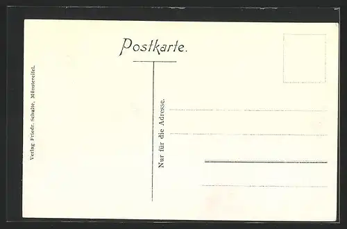 AK Münstereifel, Der Markt und das alte Rathaus