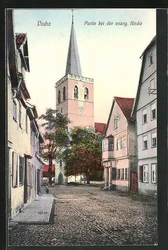 AK Vacha, Partie bei der evang. Kirche