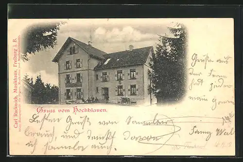 AK Badenweiler, Gasthaus Hochblauen