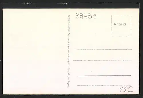 AK Krautheim, Kirchstrasse mit Kirche, Gebäudeansicht, Strassenpartie mit Fachwerkhaus