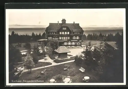 AK Kniebis, Württbg., Kurhaus Alexanderschanze