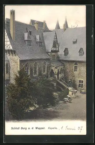 AK Solingen, Schloss Burg a. d. Wupper, Kapelle