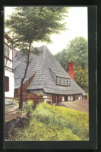 Künstler-AK Photochromie Nr.: Annaberg, Frohnauer Hammer