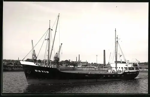 Fotografie Frachtschiff David in Fahrt