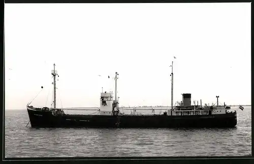 Fotografie Frachtschiff Spaarnestroom vor Anker