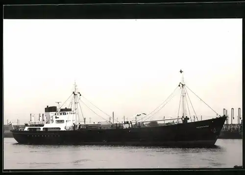 Fotografie Frachtschiff Vechtstroom auf See