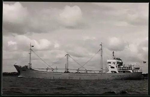 Fotografie Frachtschiff Hansa in Fahrt