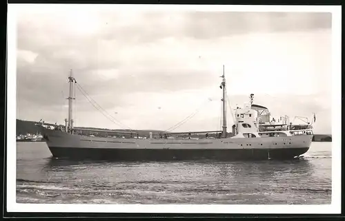 Fotografie Frachtschiff Finn Germa in Fahrt