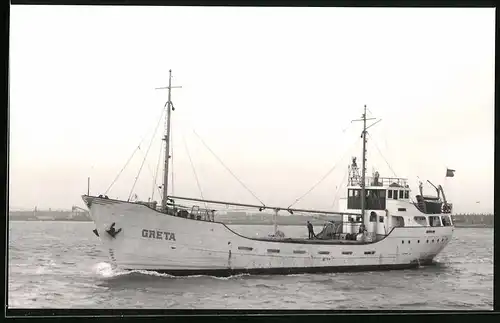 Fotografie Frachtschiff Greta in Fahrt