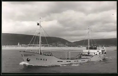 Fotografie Frachtschiff Timca in Fahrt