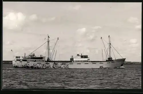 Fotografie Frachtschiff Appingedam in Fahrt