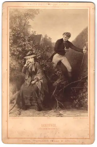 Fotografie Friedr. Bruckmann, München, Gemälde: Rangdewuh (Ut mine Stromtide I )