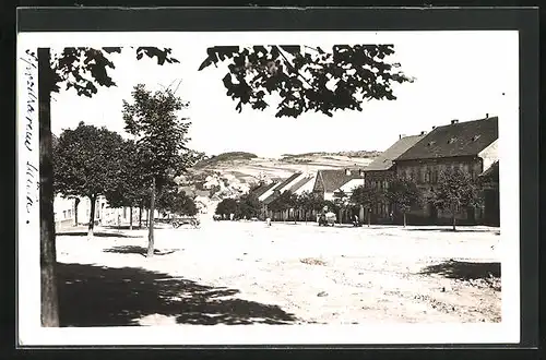 AK Zbiroh, Hauptstrasse durch den Ort