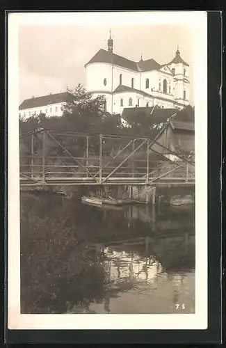 AK Pschestitz, Brücke zum Schloss