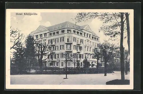 AK Franzensbad, Hotel Königsvilla