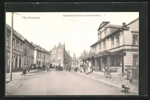 AK Markhausen, Sächsisch-cechoslovakische Grenze
