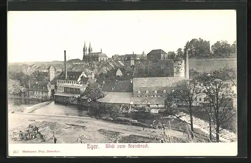 AK Eger, Blick vom Steinbruch