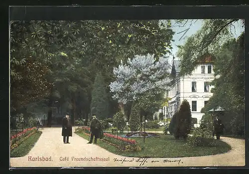 AK Karlsbad, Cafe Freundschaftssaal