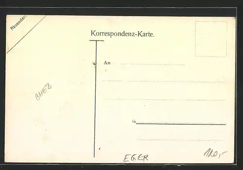 AK Eger, Kaiserburg, Der schwarze Turm, Doppelkapelle