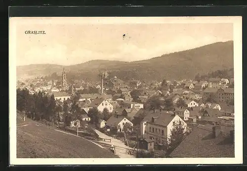 AK Graslitz, Wohnhäuser in der Stadt