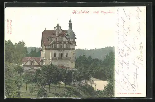 AK Karlsbad, Cafe Jägerhaus