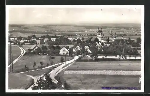 AK Maria Kulm, Strasse in den Ort