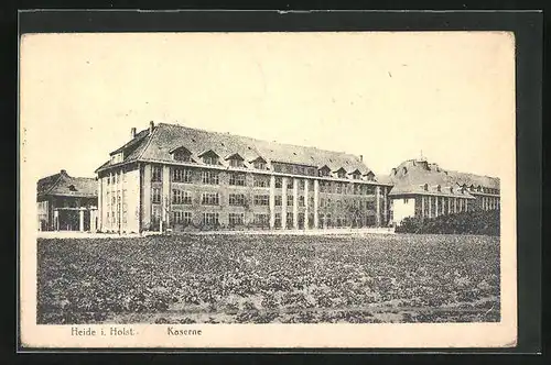 AK Heide i. Holst., Blick auf Kaserne