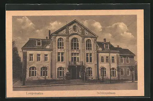 AK Langensalza, Gasthof zum Schützenhaus