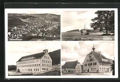 AK Onstmettingen, Schillerschule, Rathaus, Raichberg