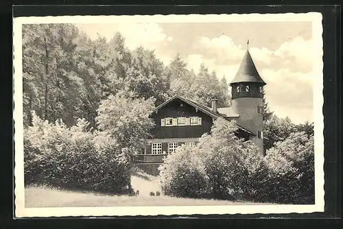 AK Sparneck i. Fichtelgeb., Hotel Heimatliebe