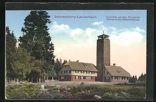 AK Schramberg-Lauterbach, Turmhütte auf dem Fohrenbühl