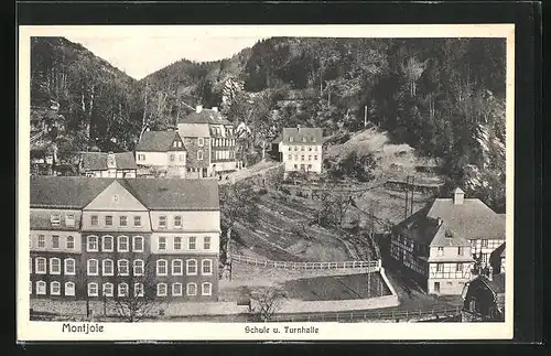 AK Montjoie, Schule und Turnhalle