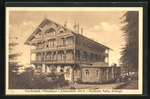 AK Freudenstadt, Waldhotel Cafe Stokinger