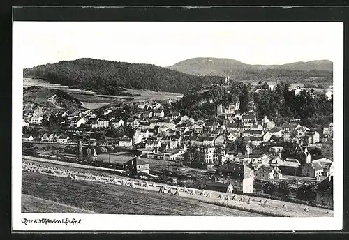 AK Gerolstein, Teilansicht der Stadt