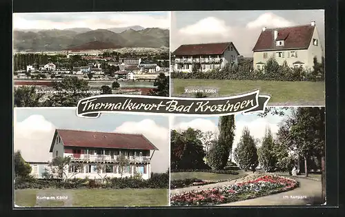 AK Bad Krozingen, Kurheim Kölbl, Bäder-Viertel, Kurheim und Kurpark