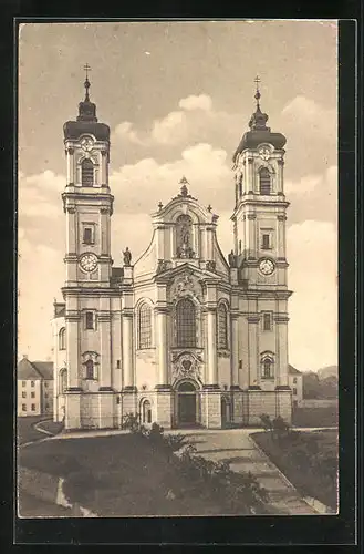 AK Ottobeuren, Totalansicht der Klosterkirche